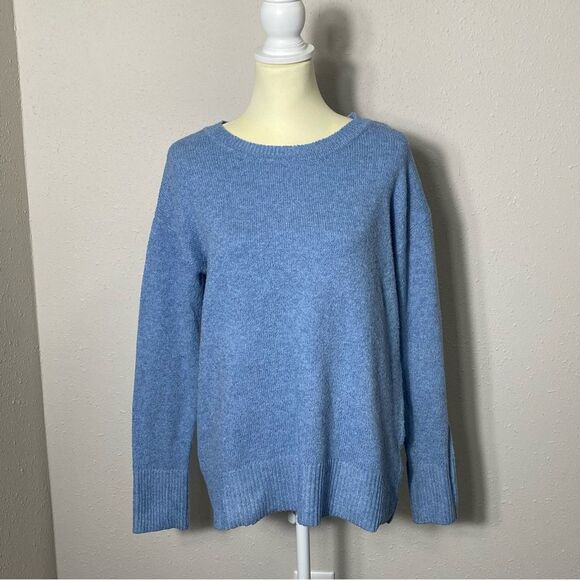 Ellen Tracy Long Sleeve Blue Pullover Crewneck Sweater Women's Size Small - Picture 14 of 16